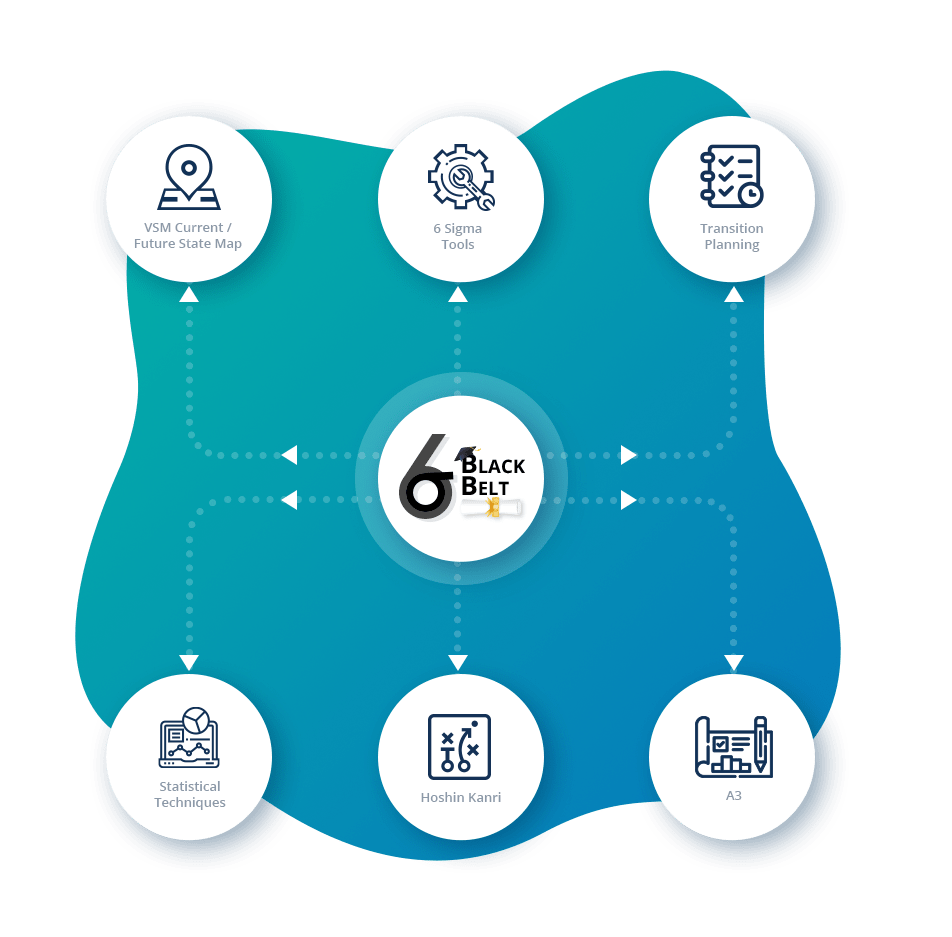 Tools and methodologies covered in Black Belt