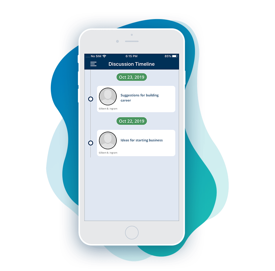 mentoring aplication Discussion Timeline