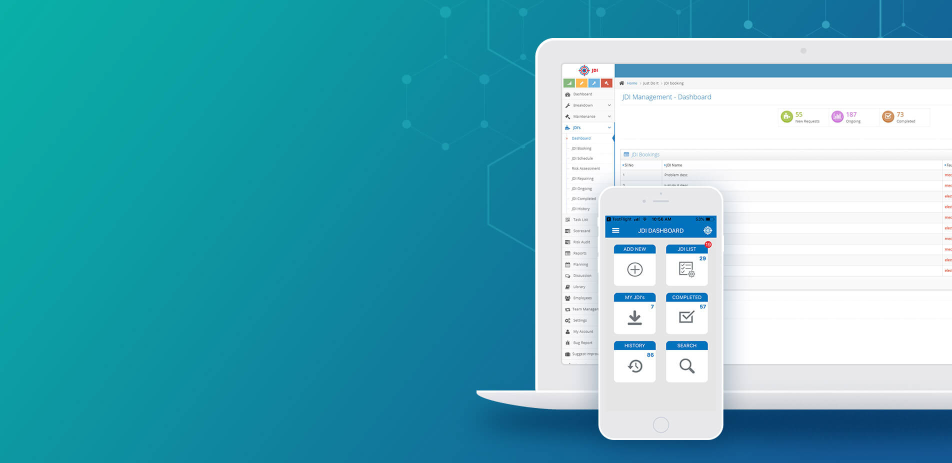JDI: Maintenance Automation App