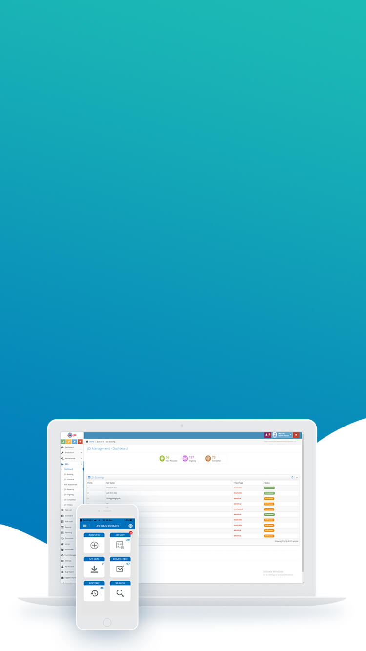 Maintenance Management app JDI